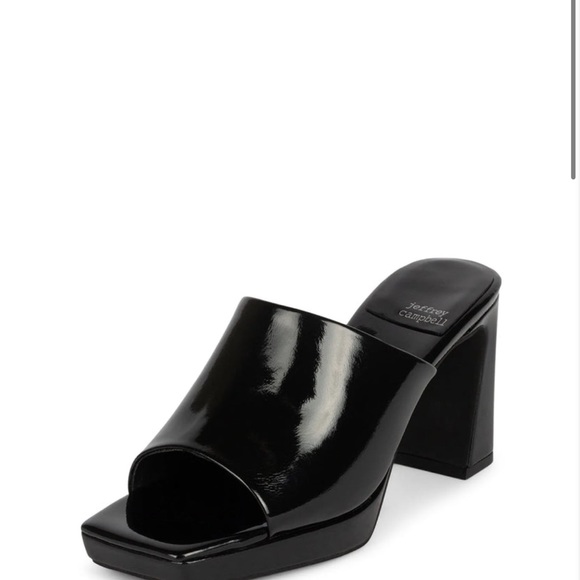 Jeffrey Campbell Caviar Mule, black size 9 - Picture 3 of 8